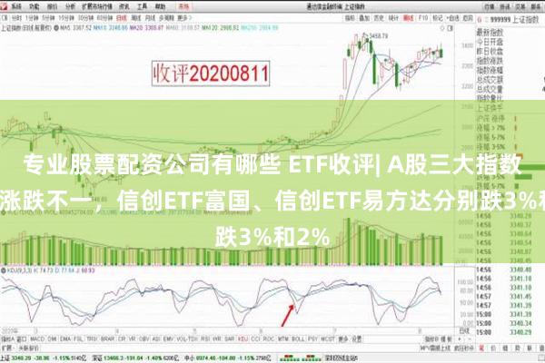 专业股票配资公司有哪些 ETF收评| A股三大指数今日涨跌不一，信创ETF富国、信创ETF易方达分别跌3%和2%