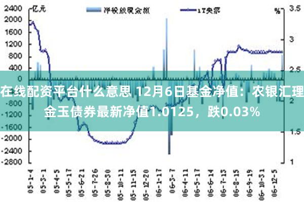 在线配资平台什么意思 12月6日基金净值：农银汇理金玉债券最新净值1.0125，跌0.03%